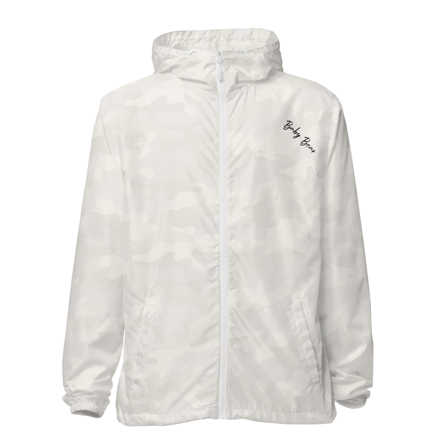 Lightweight Zip Up Originals Windbreaker White Camo
