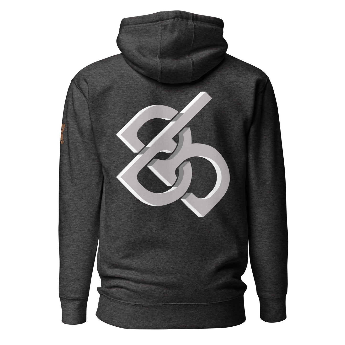 Fused Full Back Logo Hoodie Black