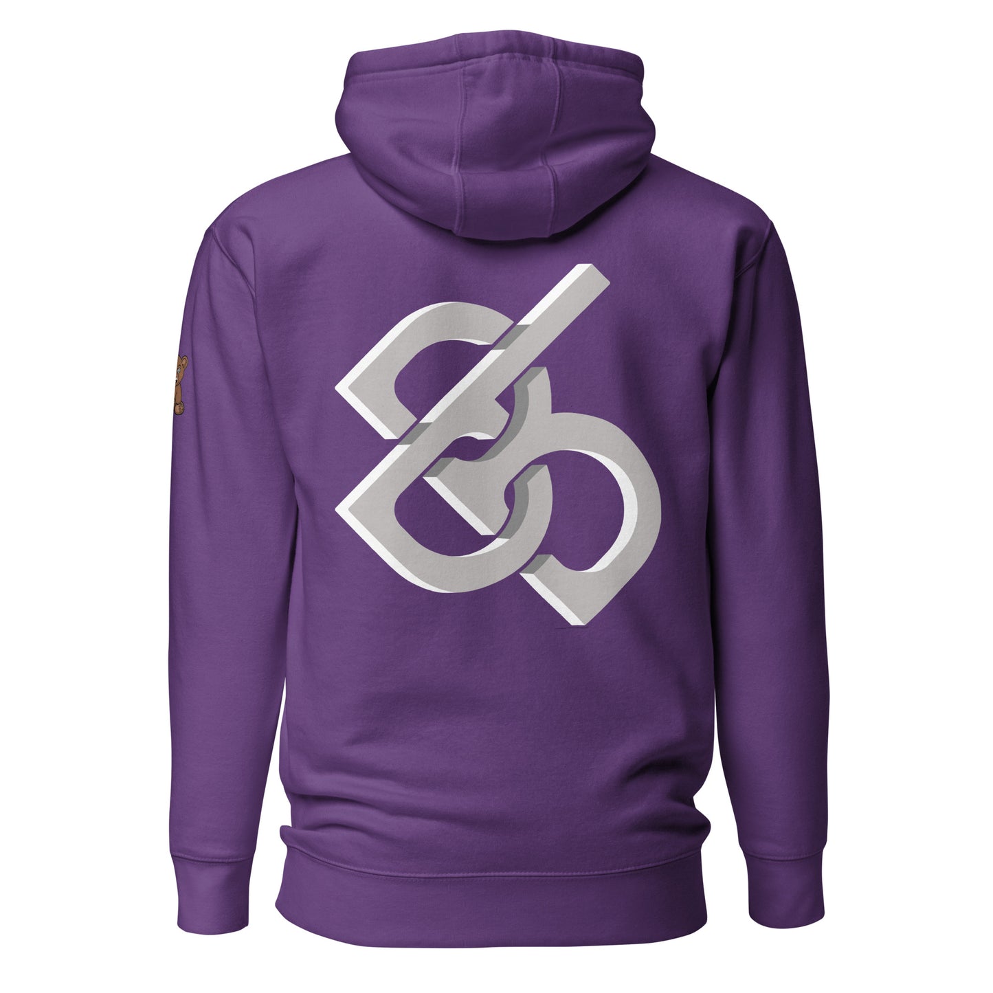 Fused Full Back Logo Hoodie Black