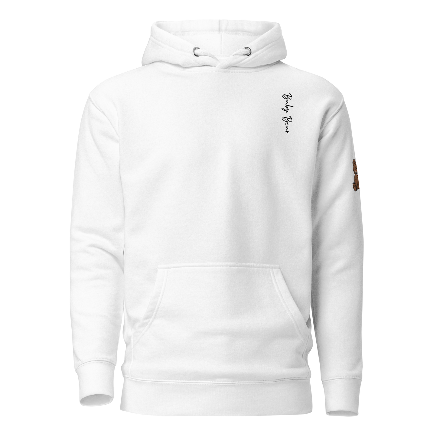 Fused Full Back Logo Hoodie White