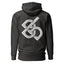 Fused Full Back Logo Hoodie Black