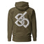 Fused Full Back Logo Hoodie Black