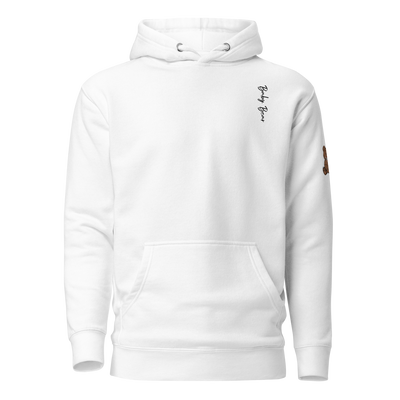 Fused Full Back Logo Hoodie White